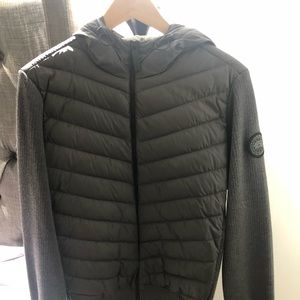 Canada goose grey hoodie - black label